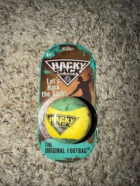 Hacky Sack Original Footbag - Yellow & Green Playmonster